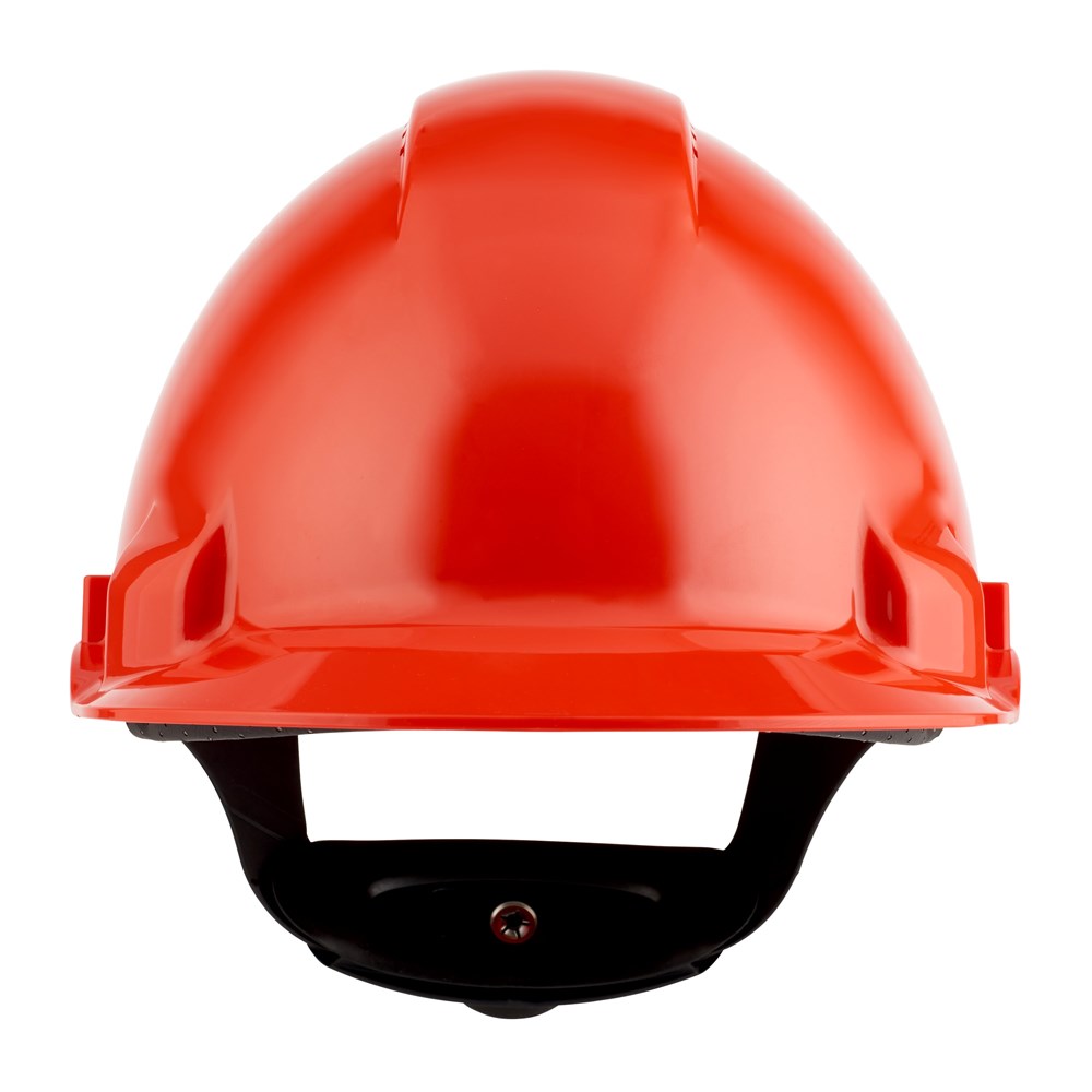 [7.21.09.324.00] 3M G3000NUV-RD geventileerde veiligheidshelm, rood, draaiknop