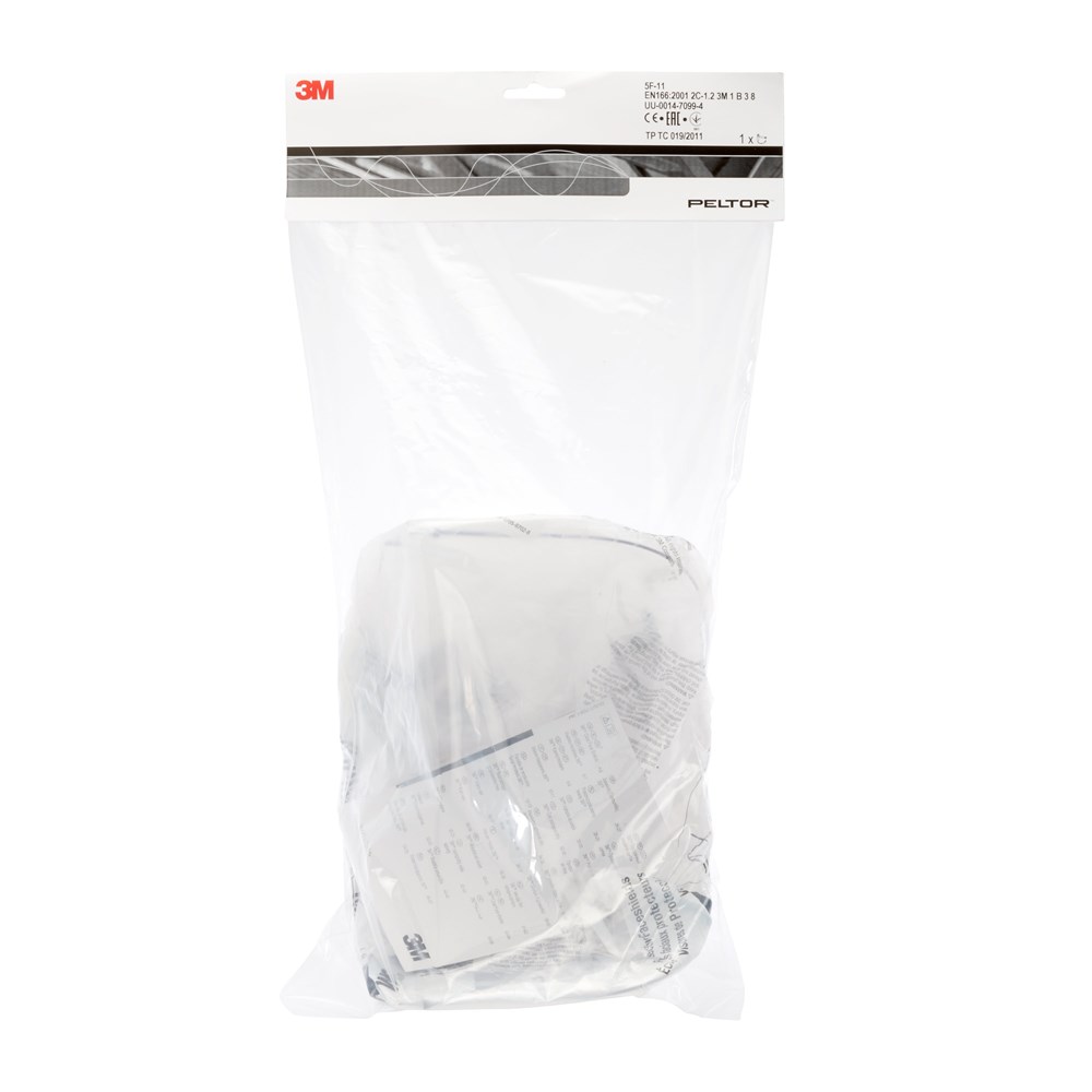 [7.21.19.495.00] 3M Peltor 5F-11 helder polycarbonaat gelaatsscherm