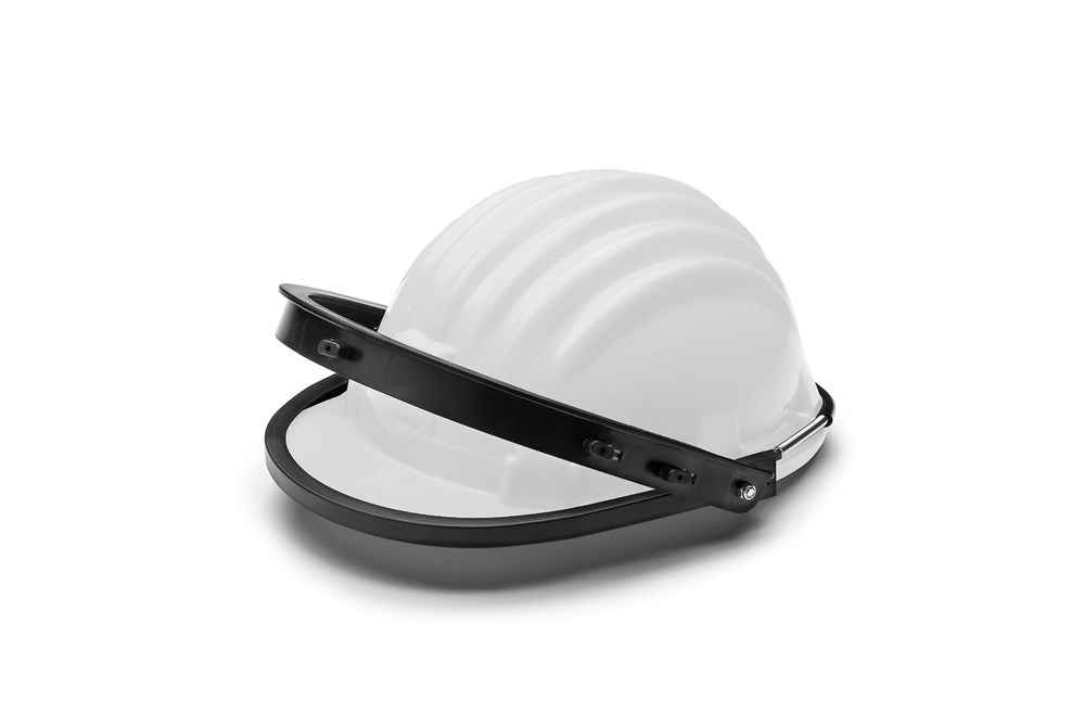 Univet - Gelaatsschermhouder - Spatbescherming, EN166, EN1731, EN175 - 606 - Zwart - 606.02.00.00