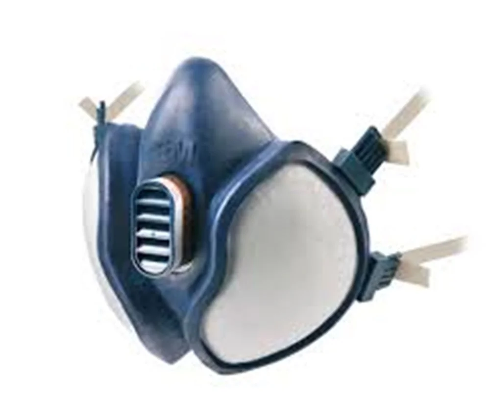 3M - Herbruikbaar Halfgelaatsmasker - A2P3 Bescherming tegen Organische Dampen & Deeltjes - 4255+ - Blauw/Wit