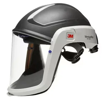[1.21.38.003.07] 3M - Helm - Ademhalings- & Impactbescherming - M-307 - Zwart