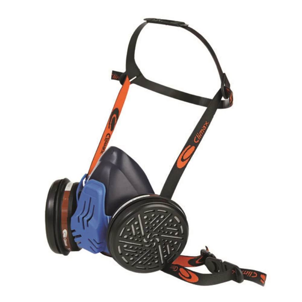 Climax - Halfgelaatsmasker - Bescherming tegen gassen, dampen, deeltjes - 757-S - Blauw