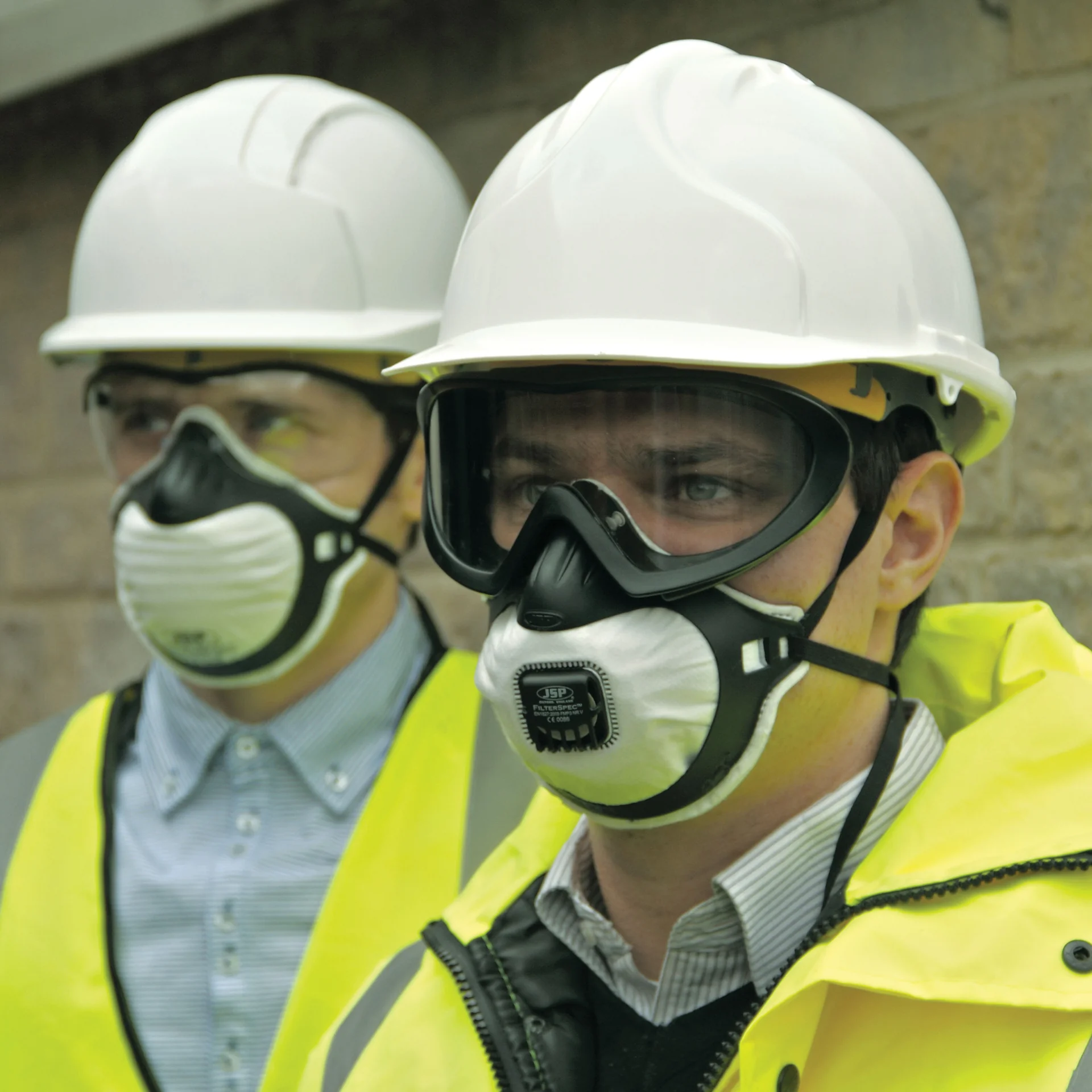 JSP - Filterspec Goggle Respirator FFP2V, Impact, Anti-Mist, Anti-Scratch - AGE120 - Clear Lens - AGE120-201-100