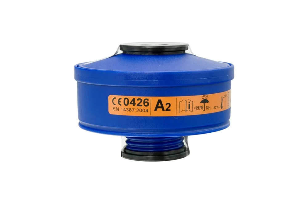 [1.51.03.124.20] Spasciani Gasfilter Organische dampen >65°C 200 A2 Bruin 124200000