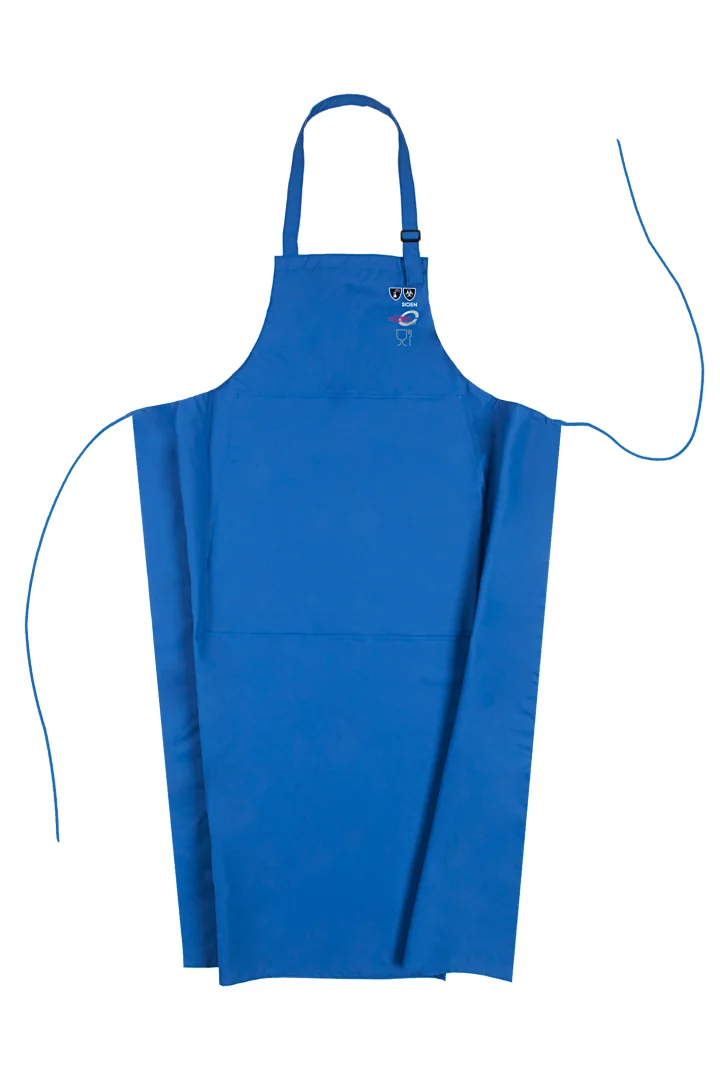 Sioen - Voedingsindustrie Schort - Waterdicht, EN 14605 Type PB (4), EN 14126 Type PB[4]-B - Nantou - Korenblauw