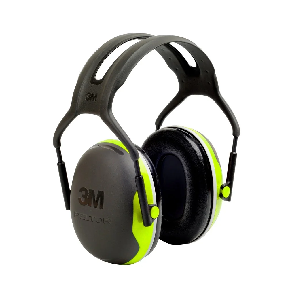 [6.21.25.040.00] 3M PELTOR X4A Hi-Viz Gehoorkap met Hoofdbeugel