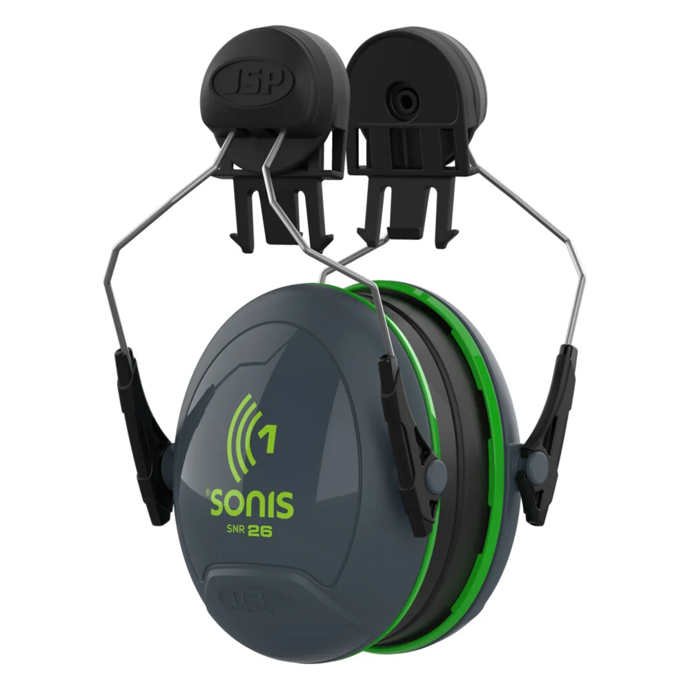 [6.31.20.030.80] JSP Sonis1 helmet-mounted ear defenders, 26 dB SNR