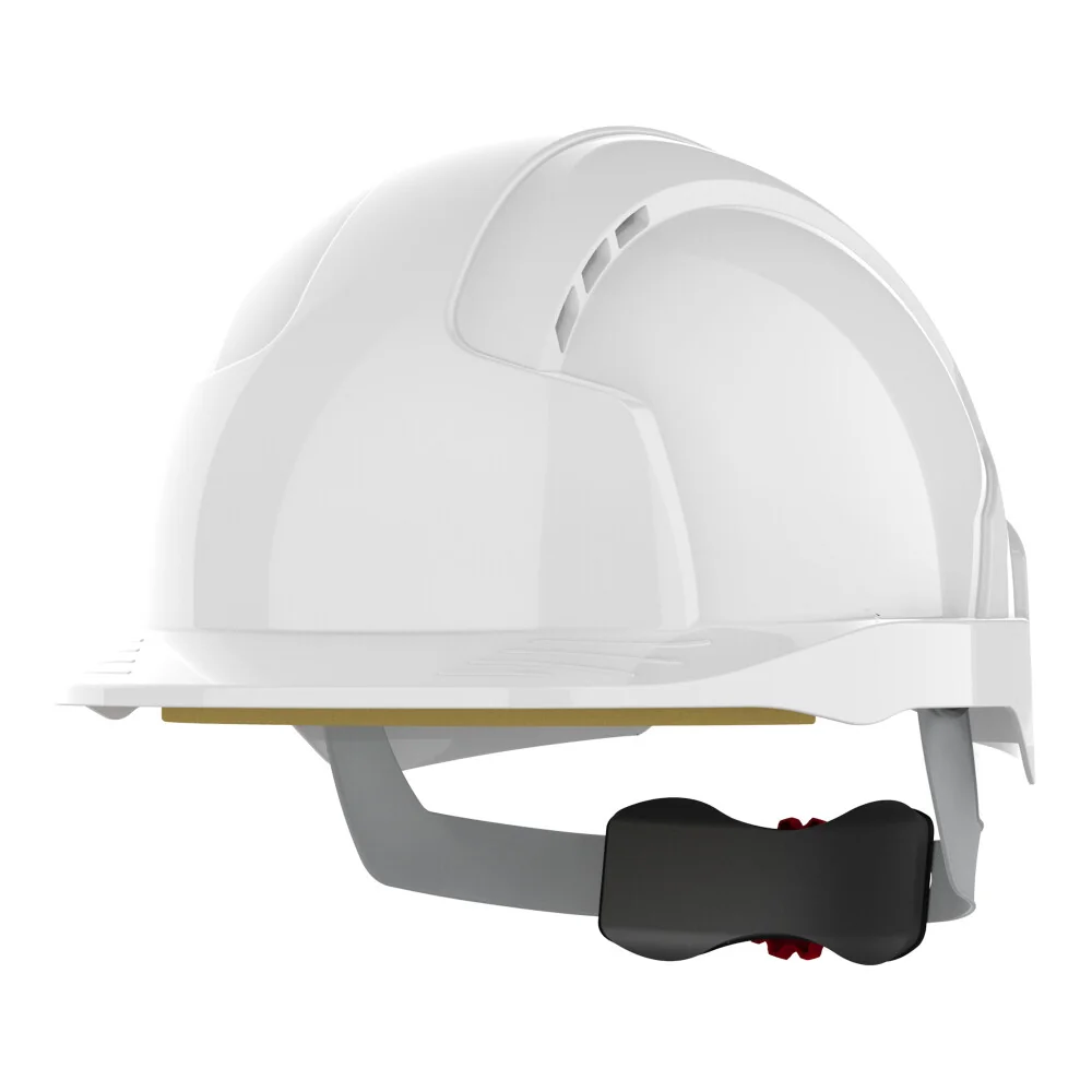 [7.31.10.171.10] JSP AJB170-000-100 EVOLite Mid Peak Vented Helmet White