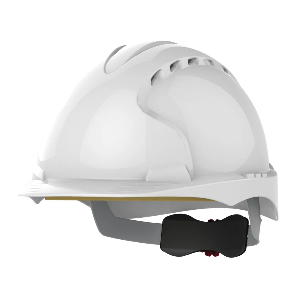 [7.31.10.175.10] JSP AJF170-000-100 EVO3 Mid Peak Vented Helmet White