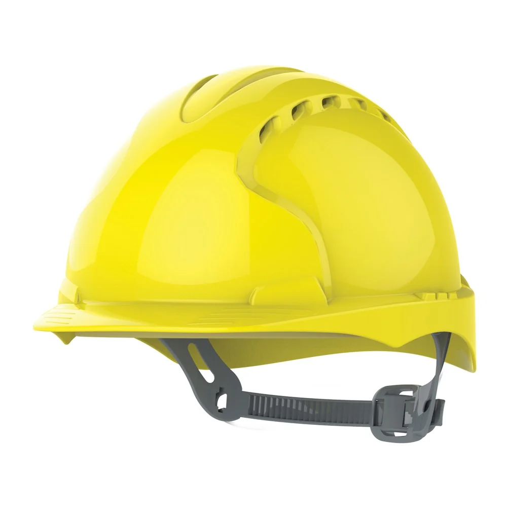 [7.31.11.166.20] JSP AJF160-000-200 EVO3 Mid Peak Vented Helmet Yellow