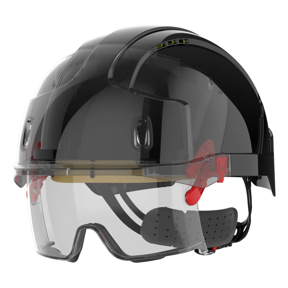 [7.31.15.172.60] JSP AMB170 EVO VISTAlens safety helmet, vented, black/smoke