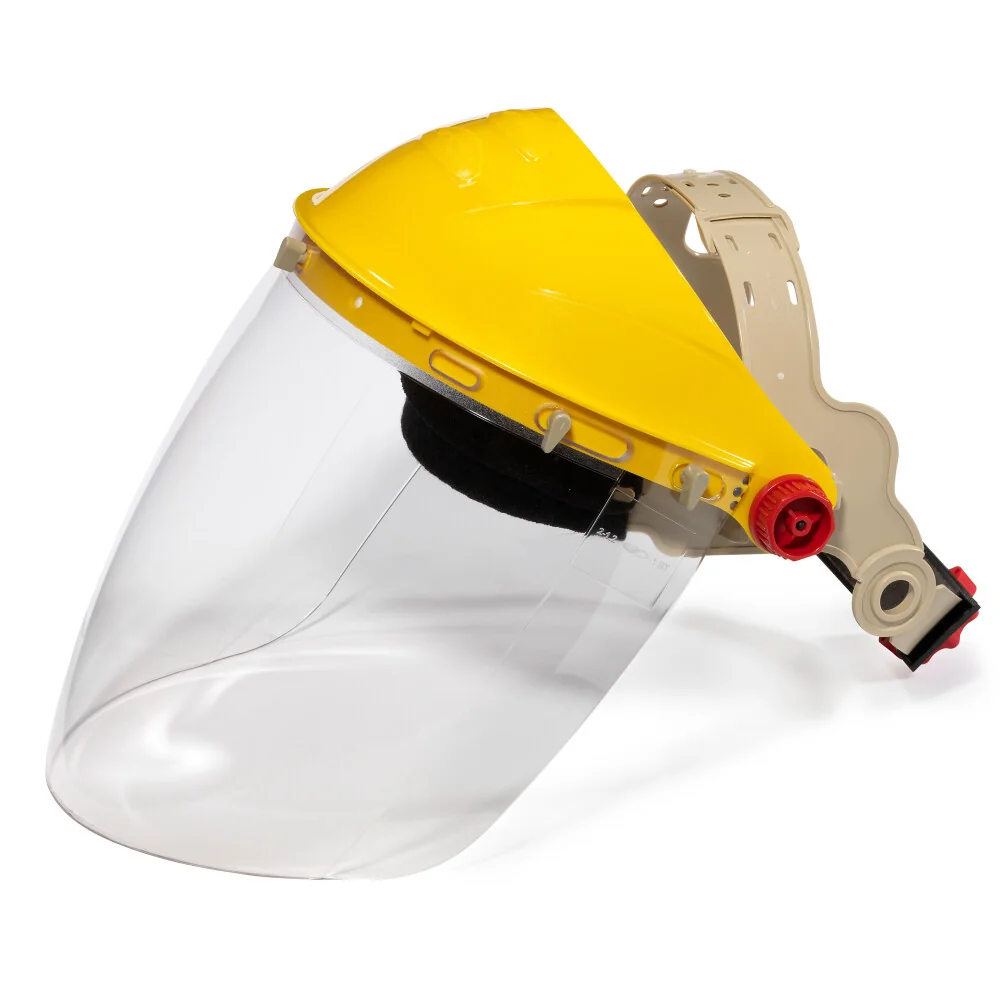 JSP Shape 5SHA20C gelaatsscherm van polycarbonaat met hoofdband