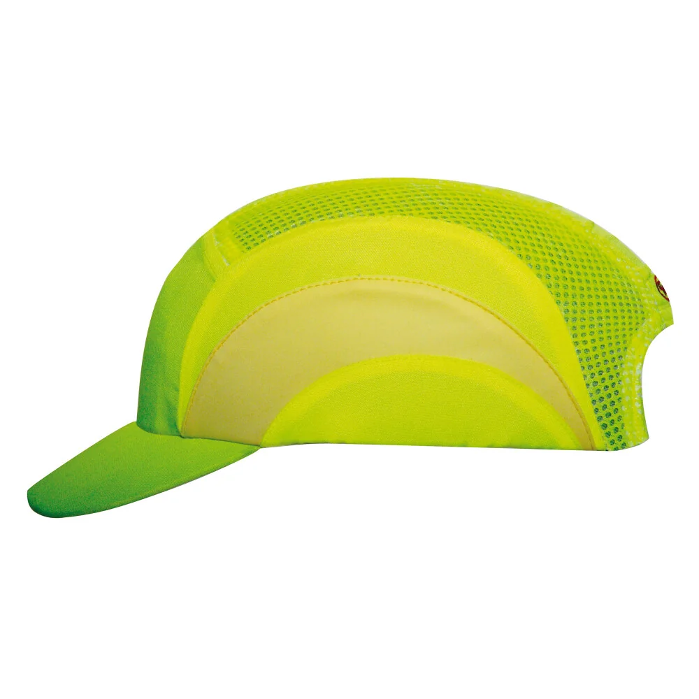 JSP HardCap A1+ ABS000 stootpet, klep 5 cm, hi-vis geel