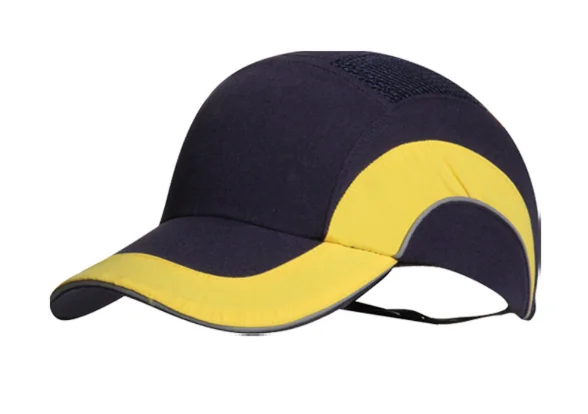 [7.31.20.300.42] JSP ABS000 HardCap A1+ 5 cm Klep Navy/Gelb