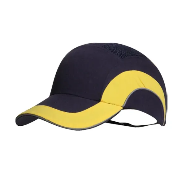 [7.31.20.300.42] JSP HardCap A1+ ABS000 bump cap, 5 cm peak, navy/yellow