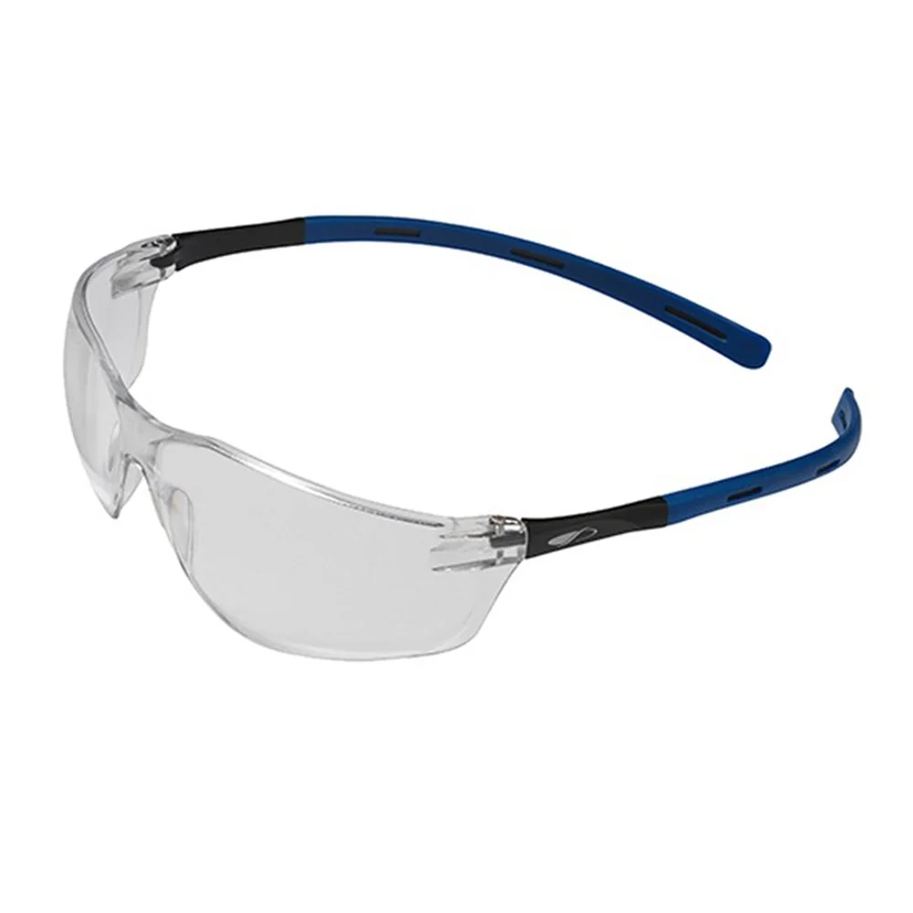 [7.31.28.185.30] JSP Rigi 1RIG23CKN veiligheidsbril, heldere lens, blauw montuur