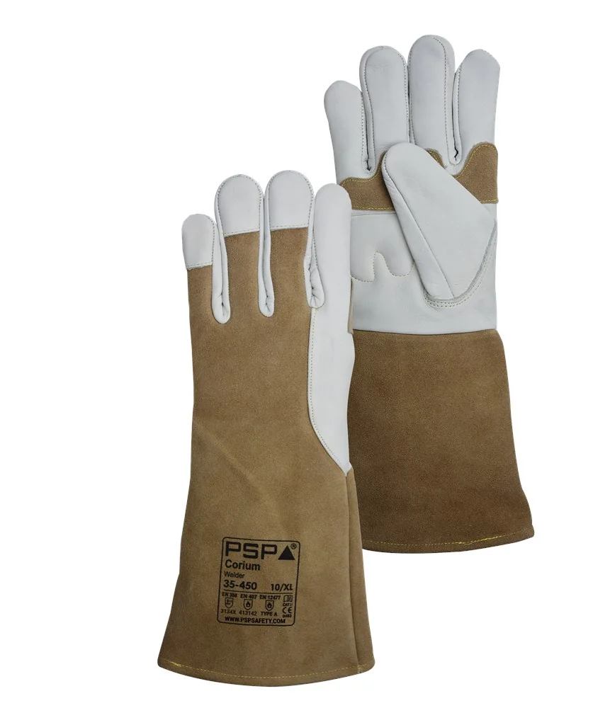 PSP - Las handschoenen - Hitte- en snijbestendig - Corium Welder 35-450 - Beige/Naturel