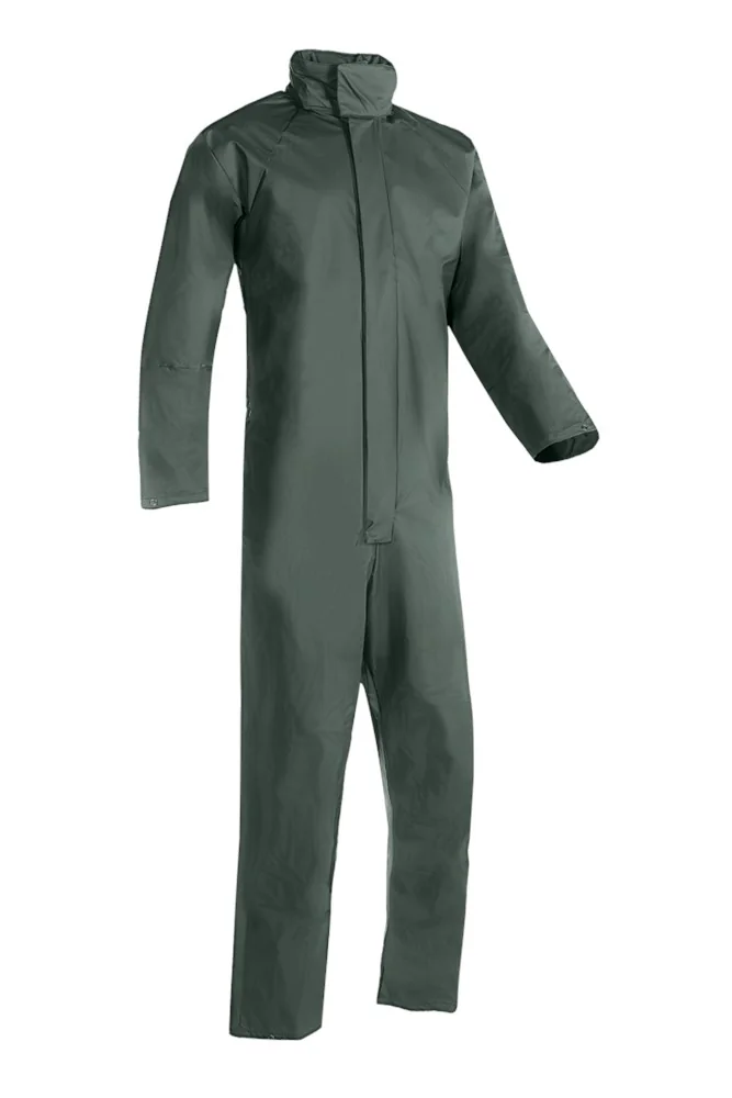Sioen 4964 Montreal chemical rain coverall khaki green (S)