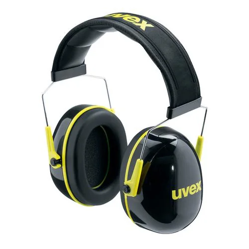 [6.22.26.000.10] Uvex K-Series 2600002 K2-oorkap, SNR 32 dB zwart/geel