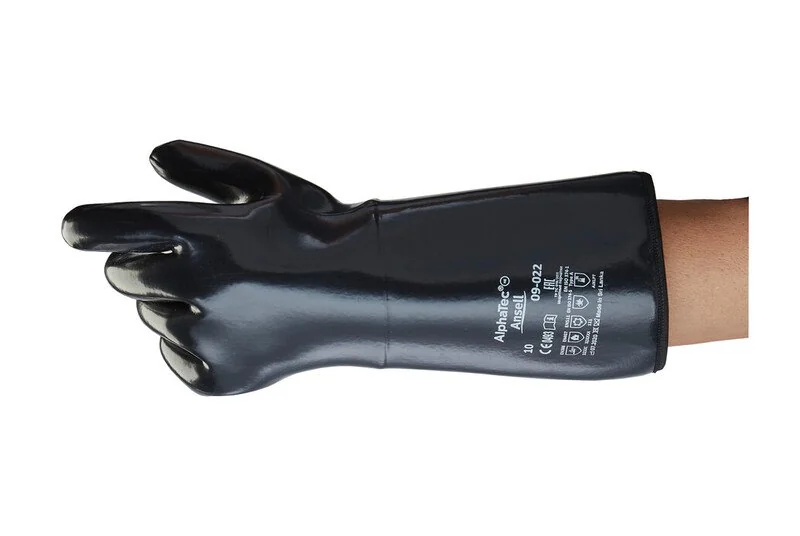 [2.25.09.022.10] Ansell AlphaTec 09-022 geïsoleerde neopreen chemicaliënhandschoenen