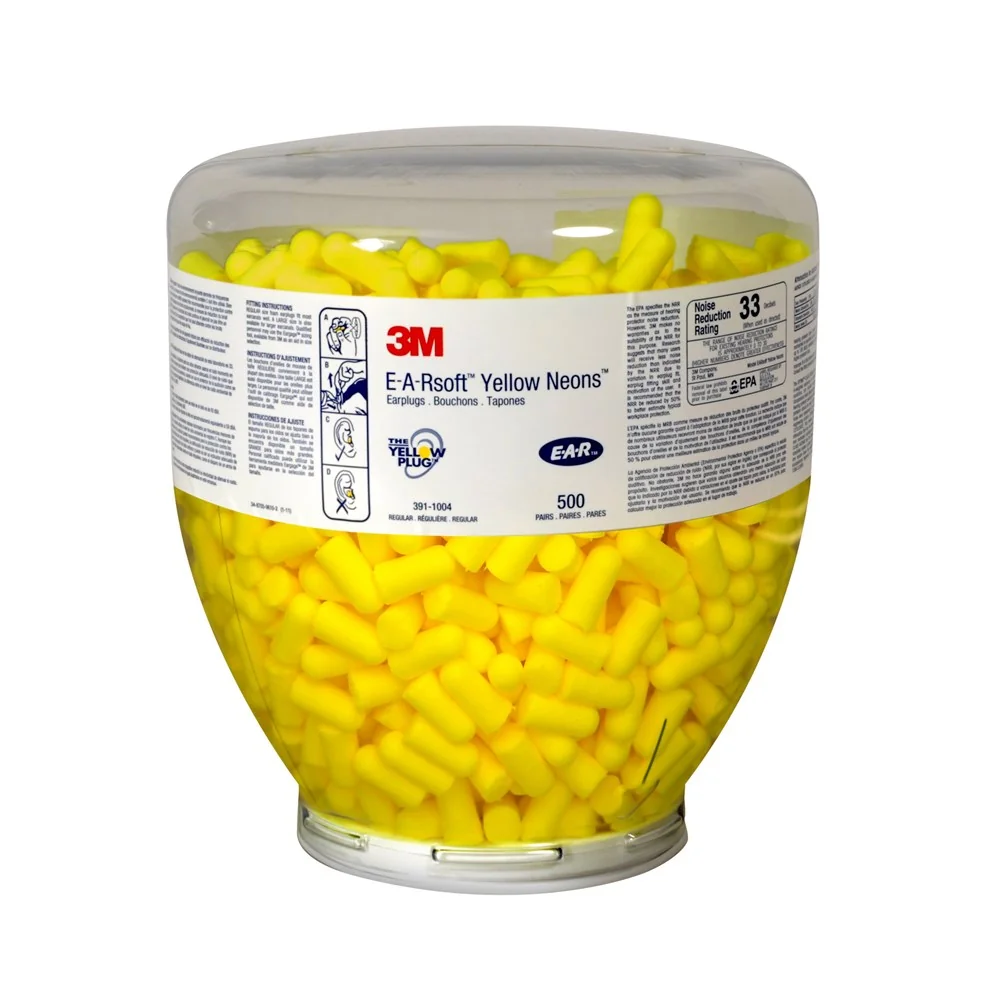 [6.21.15.190.00] 3M E-A-Rsoft Yellow Neons One Touch-navulfles, 500 paar