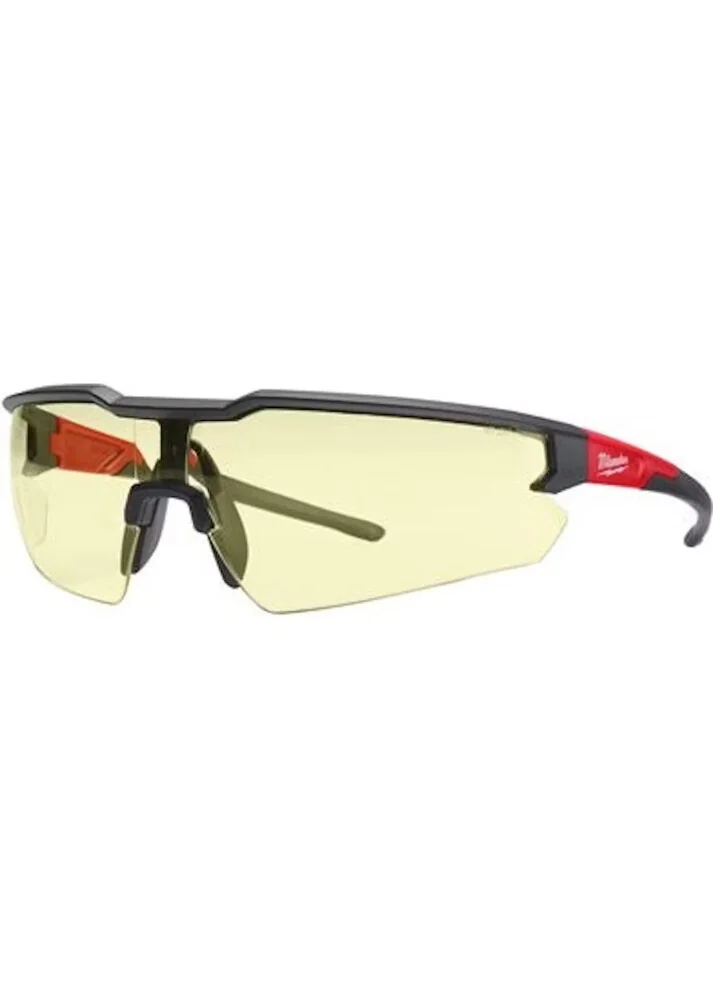 [7.35.50.400.00] Lunettes de securite jaunes Milwaukee 8927, anti-rayures et anti-buee