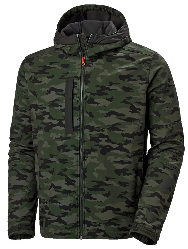 [3.27.42.304.02] Helly Hansen 74230 Kensington Hooded Softshell Jacket, camouflage (XS)