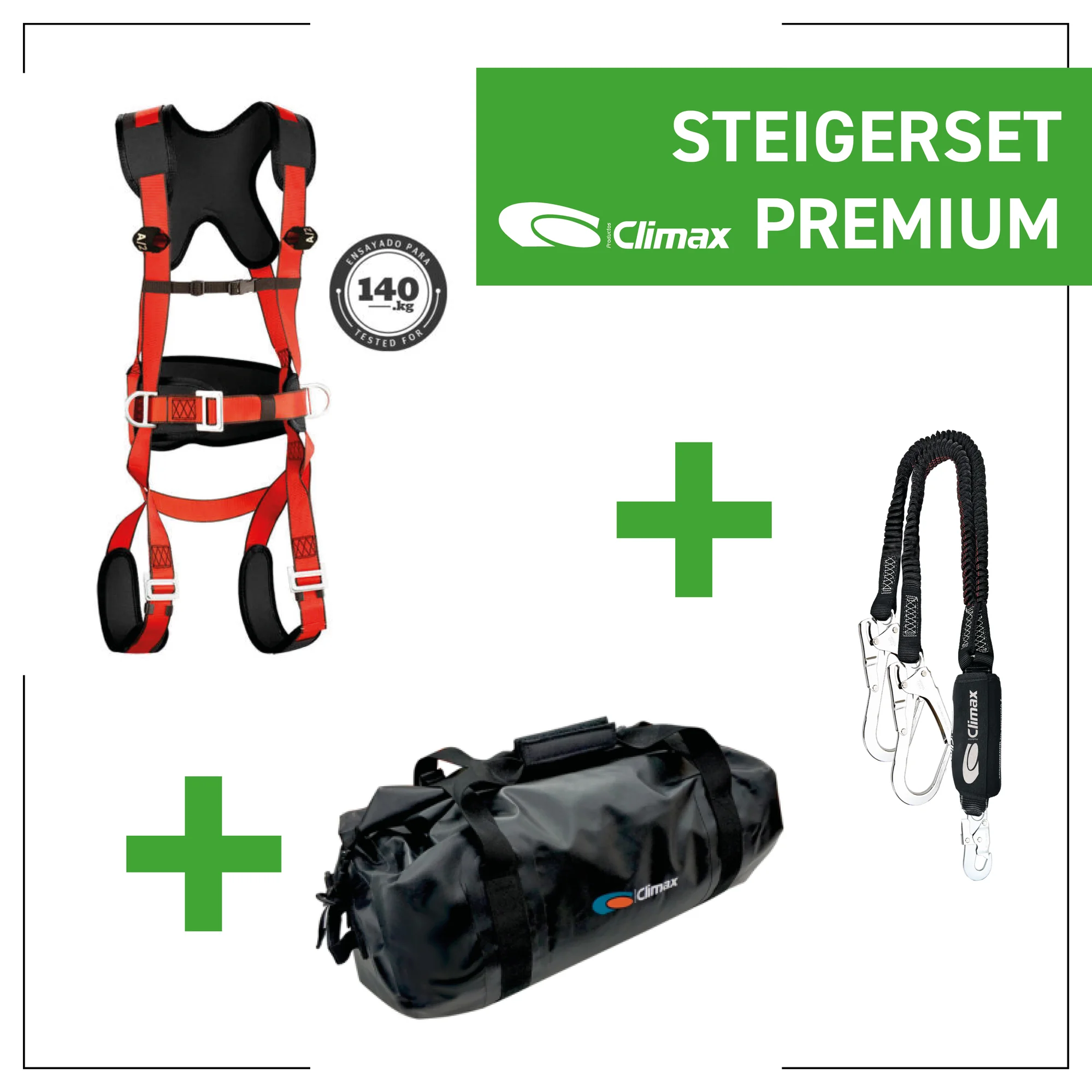 [9.30.90.300.00] Climax 90-300 premium scaffolders fall-protection kit