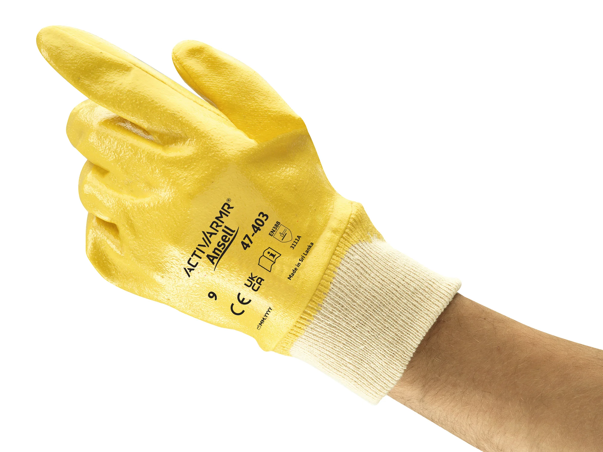 [2.25.47.403.07] Ansell ActivArmr 47-403 abrasion-resistant nitrile gloves (7)