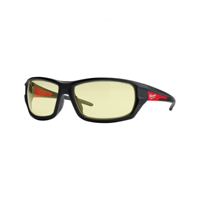 [7.35.70.400.00] Lunettes de securite jaunes Milwaukee 8928 Performance
