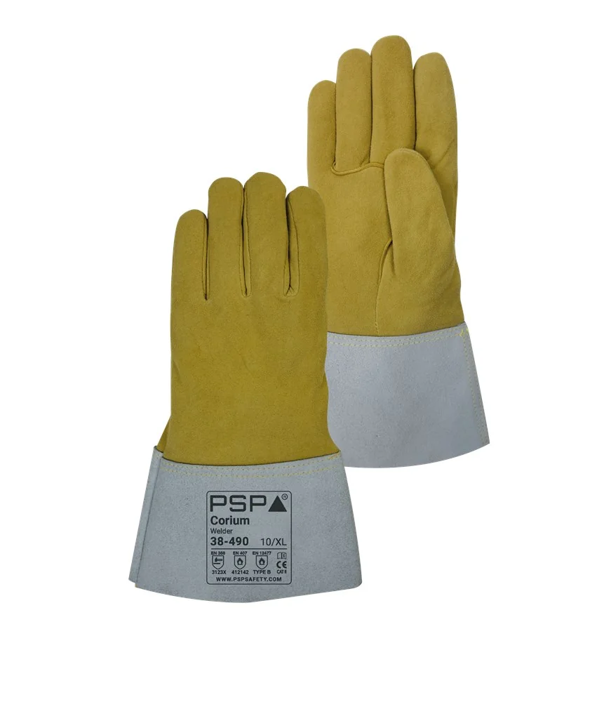 [2.03.38.490.09] PSP 38-490 Corium Welder Pro Type B hertensplitlederen TIG-lashandschoenen (9)