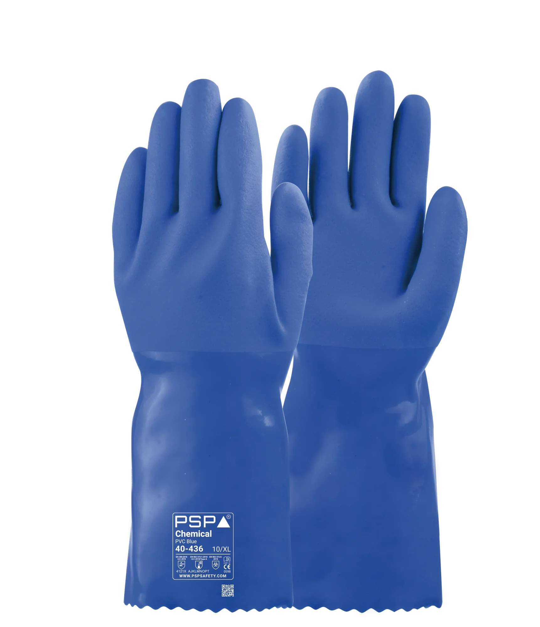 [2.04.40.436.08] PSP 40-436 Chemische PVC Blauw 36CM Cat.3 (8)