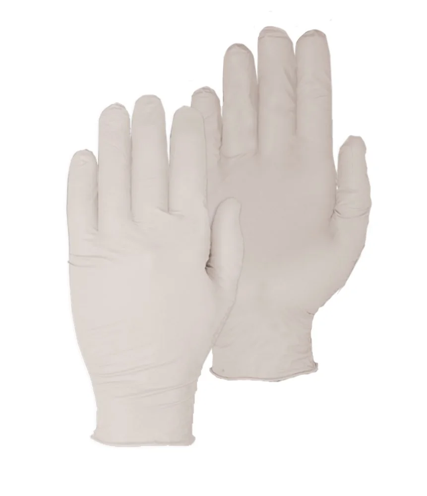 PSP 50-190 poedervrije natuurlatex onderzoekshandschoenen, 100 stuks