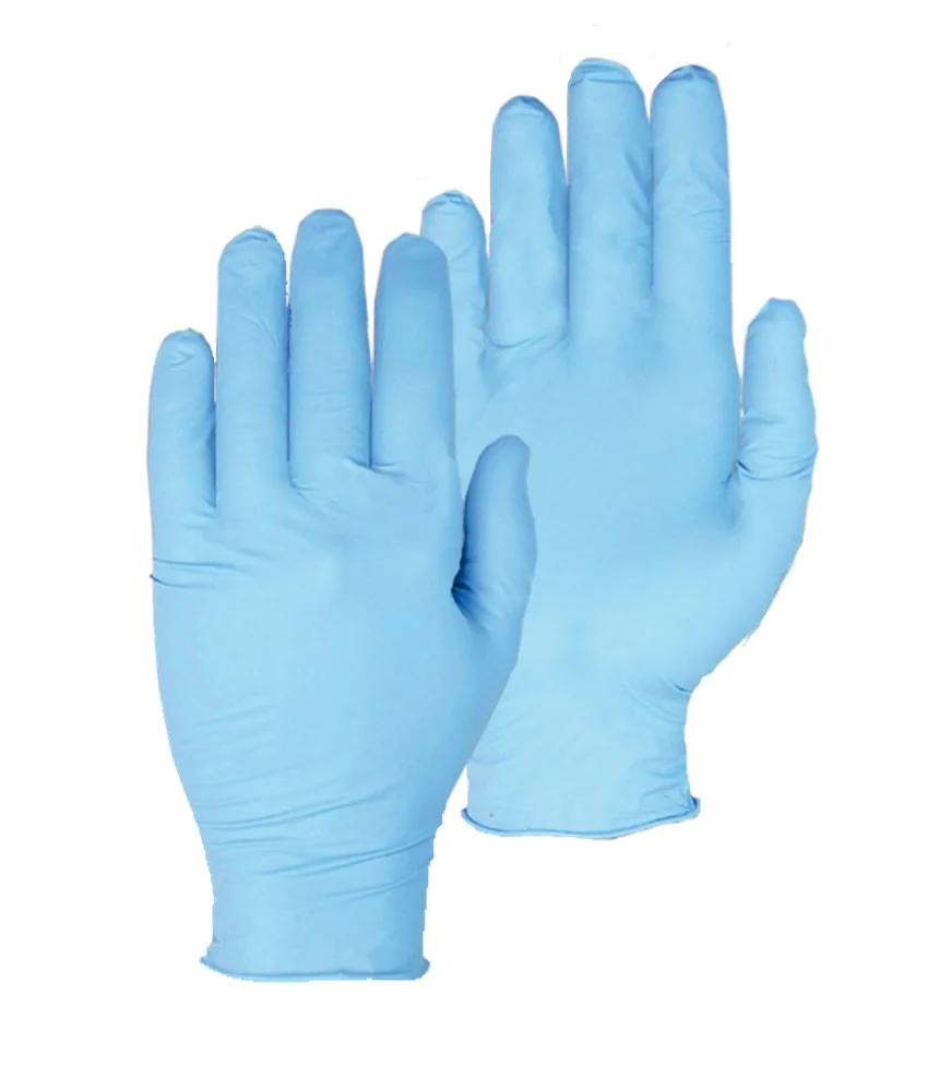 [2.05.50.235.07] PSP 50-235 Heavy Duty poedervrije blauwe nitril onderzoekshandschoenen, 100 stuks (7)