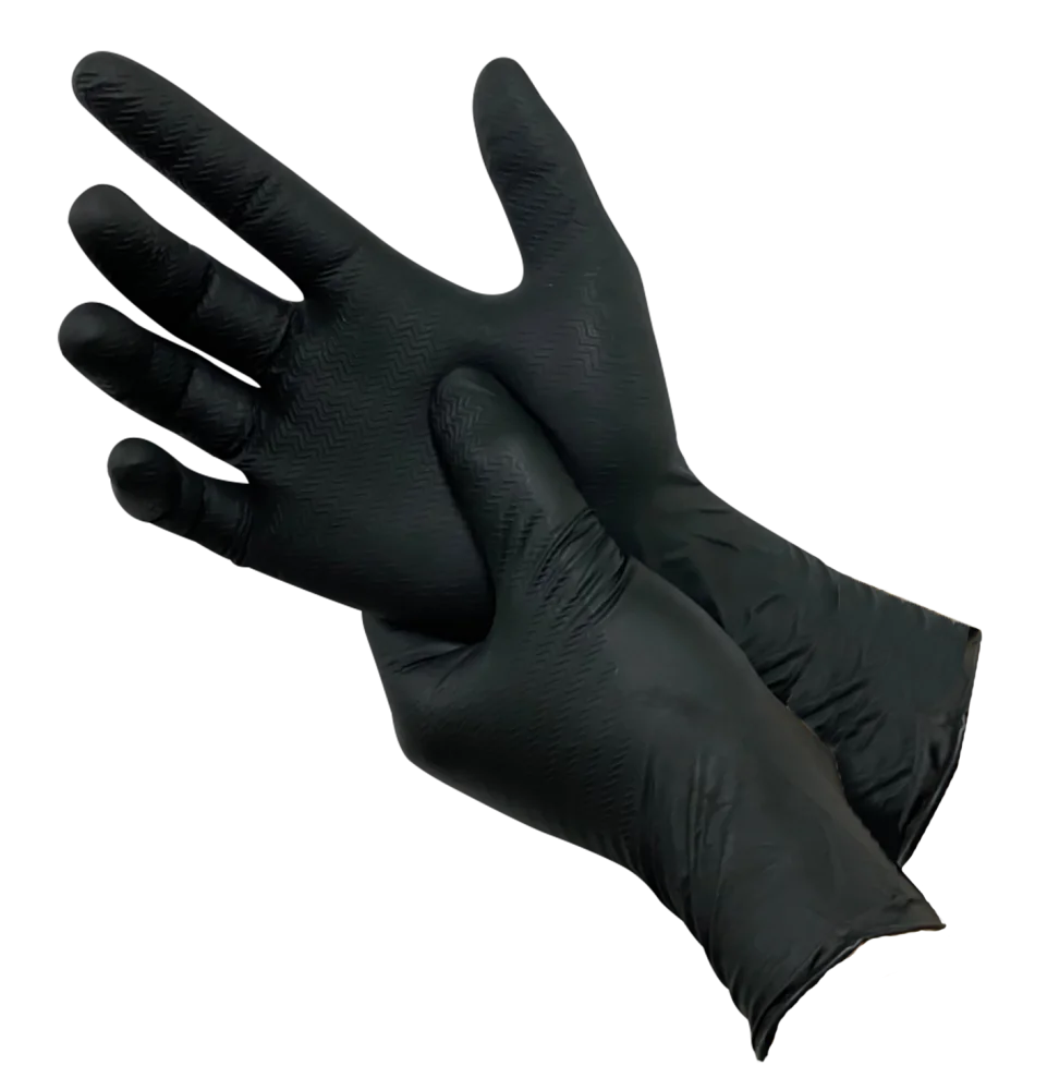 [2.05.55.246.07] PSP 55-246 Gripper black nitrile gloves, 50 pieces (7)