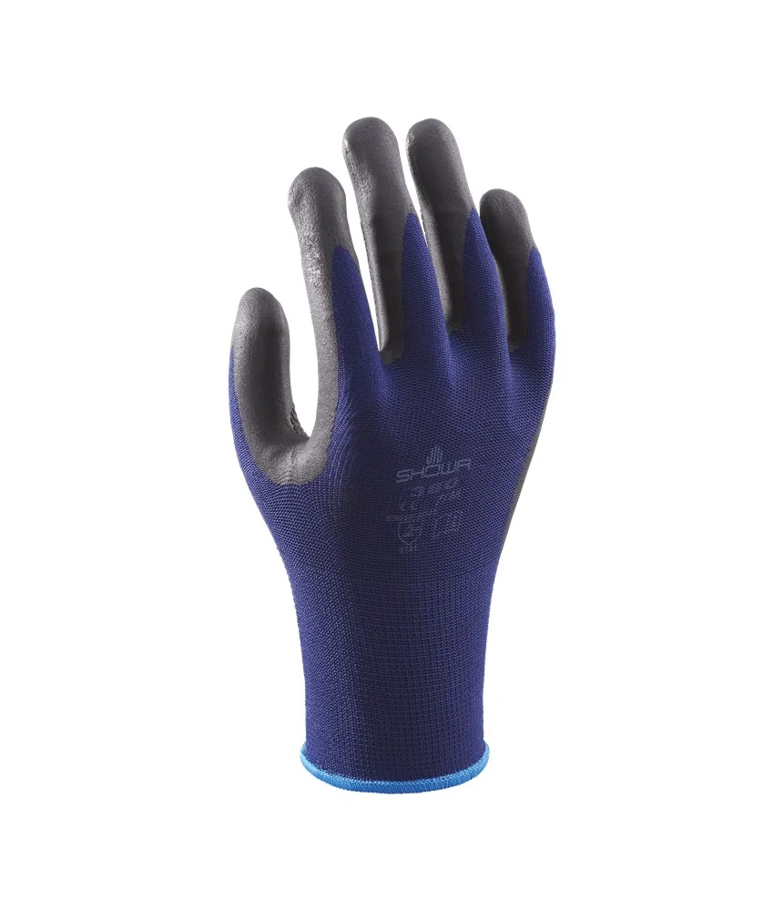 [2.42.00.380.07] Showa 380 Nitrile Foam Blauw/Zwart (6)