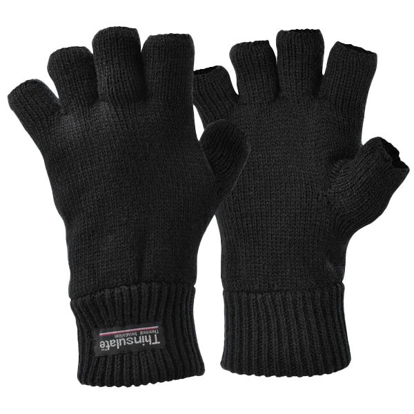 [2.98.80.600.00] Zwarte acryl polsmof met Thinsulate