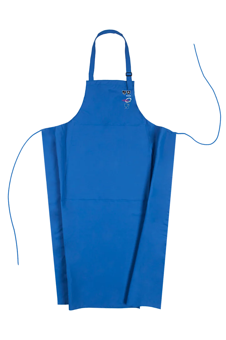 Sioen 8195 Nantou schort voor de voedingsindustrie, korenblauw
