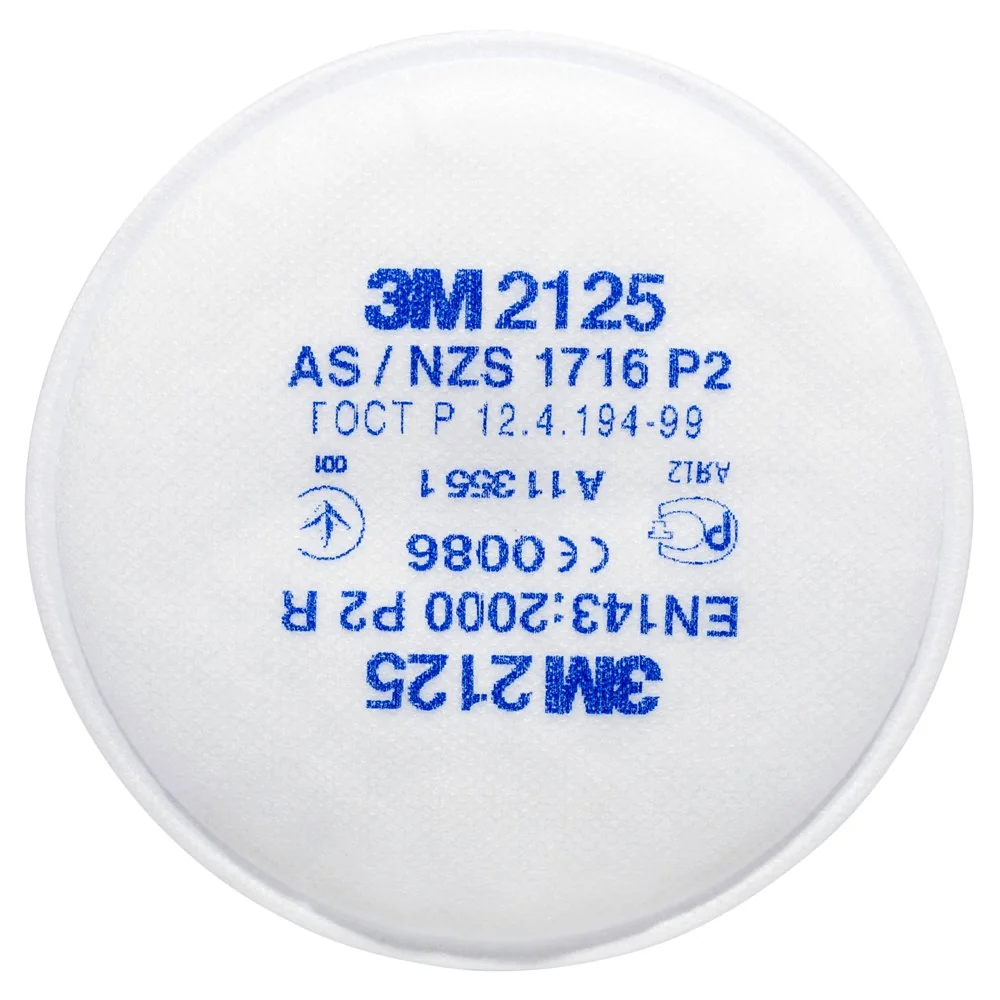 [1.21.30.212.50] 3M 2125 Filtre à particules P2, par 10 paires
