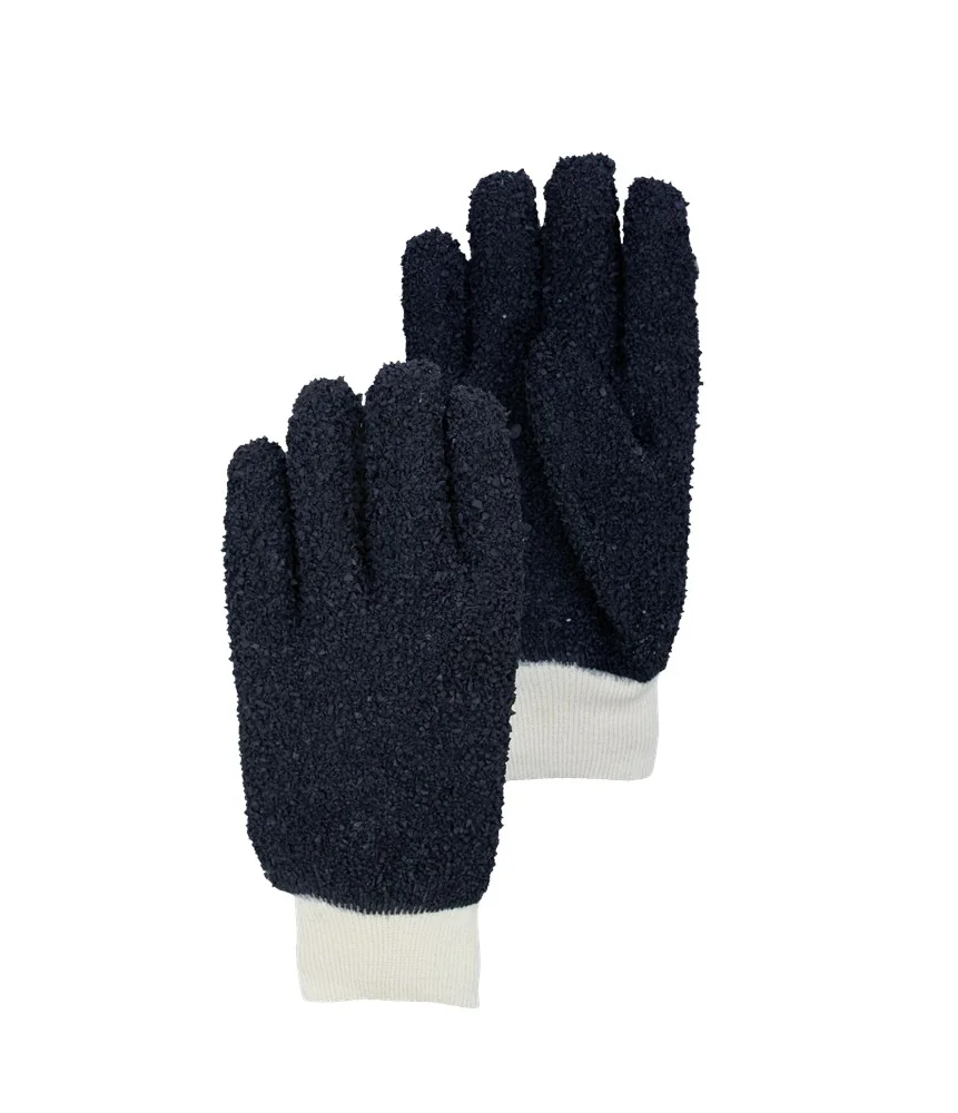 [2.01.10.499.10] PSP 10-499 Allround Gritt PVC work gloves black