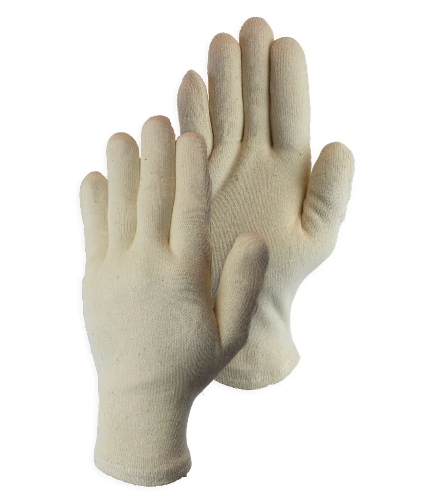 [2.02.20.200.00] PSP 20-200 heavy cotton interlock gloves ecru