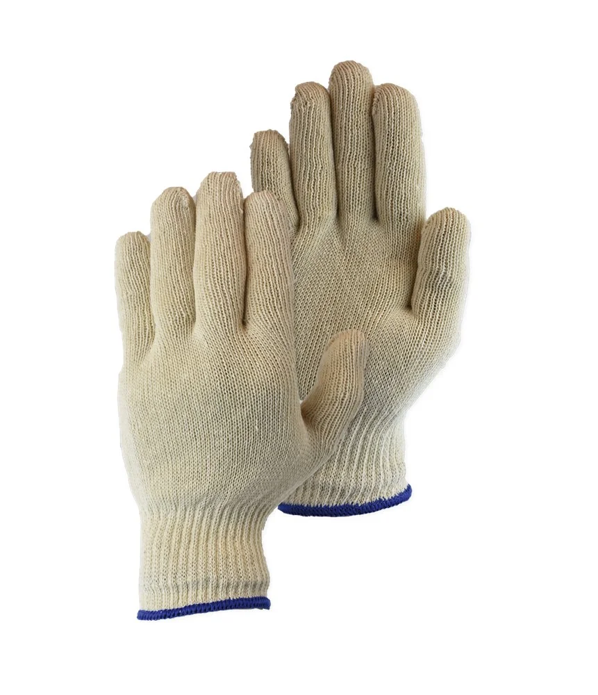 [2.02.20.250.09] PSP 20-250 cotton knitted glove ecru, size 9/L