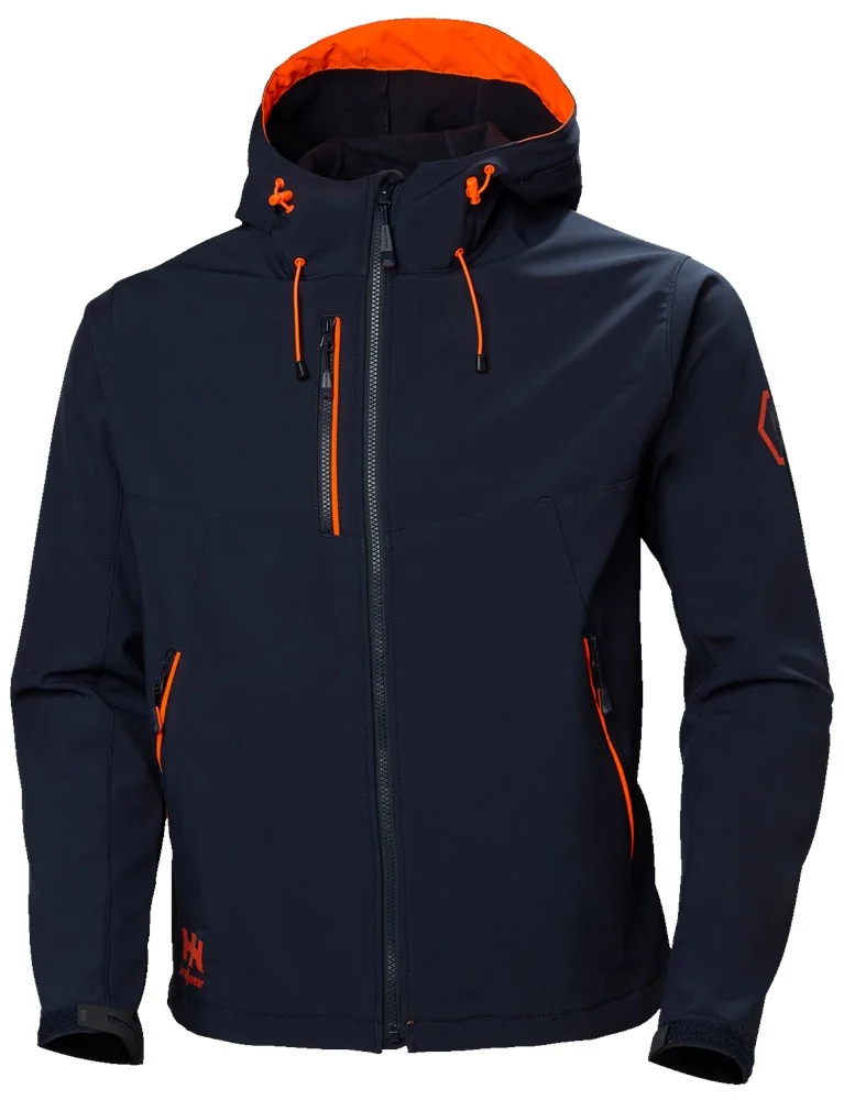[3.27.41.405.02] Helly Hansen 74140 Chelsea Evolution Hooded Softshell Jacket, navy (XS)