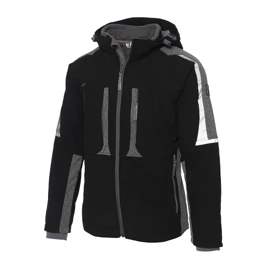 [3.44.25.216.02] Excess Active PRO 216 Softshell Jacket Black/Grey (XS)