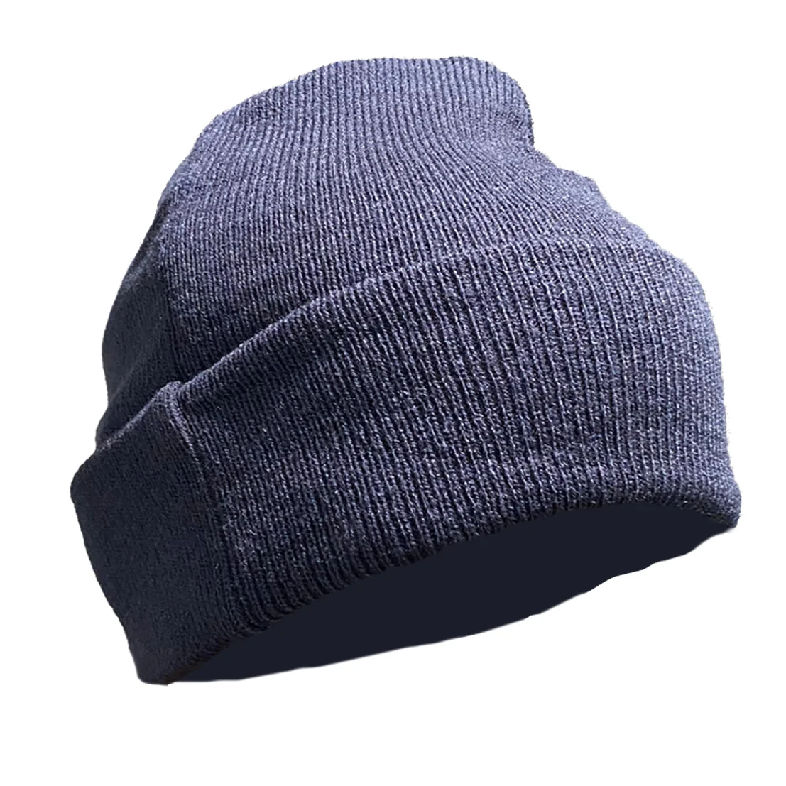 [3.98.80.561.00] Import fijngebreide beanie 100% acryl marineblauw