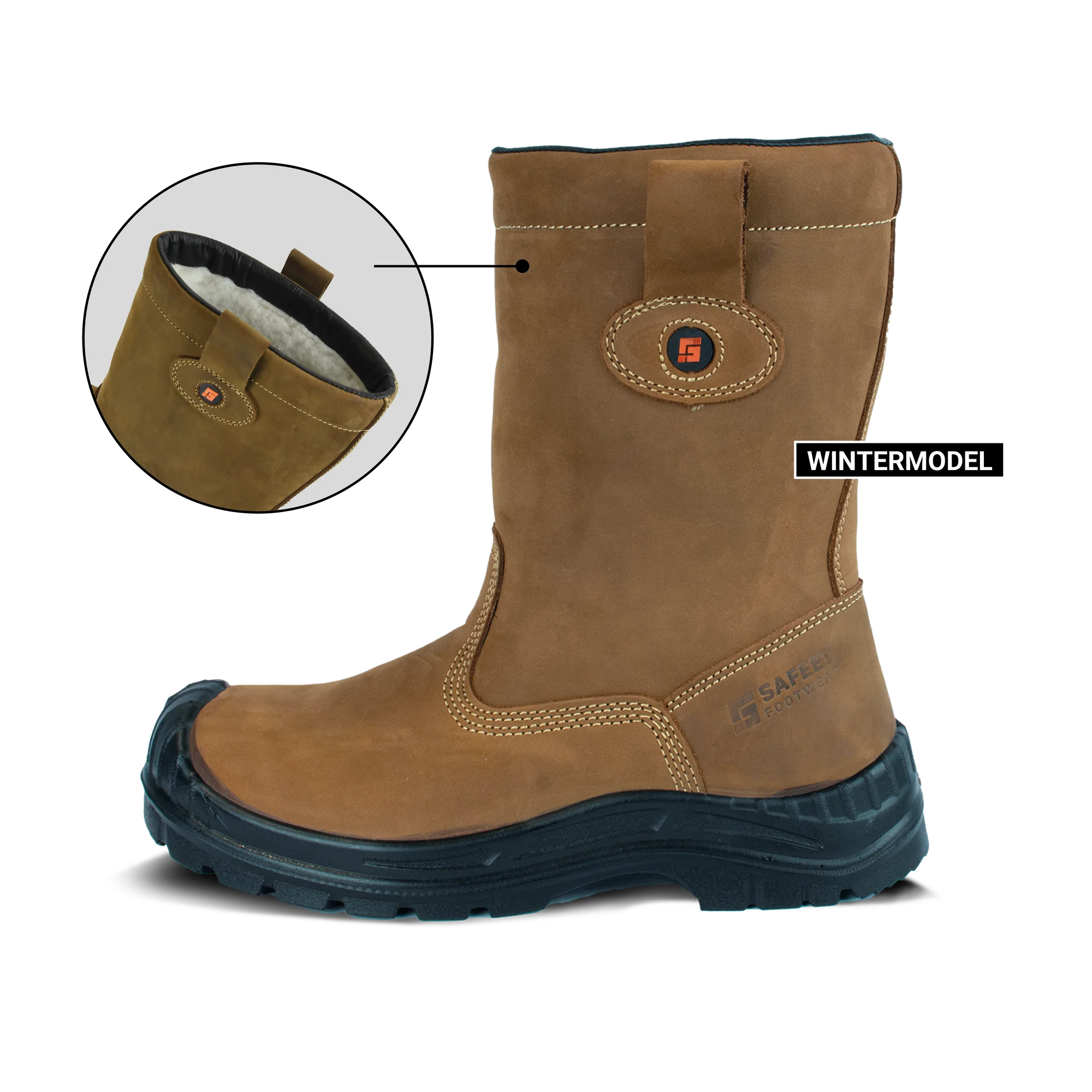 Botte de securite Safeet Lucca 30-600 S3 marron