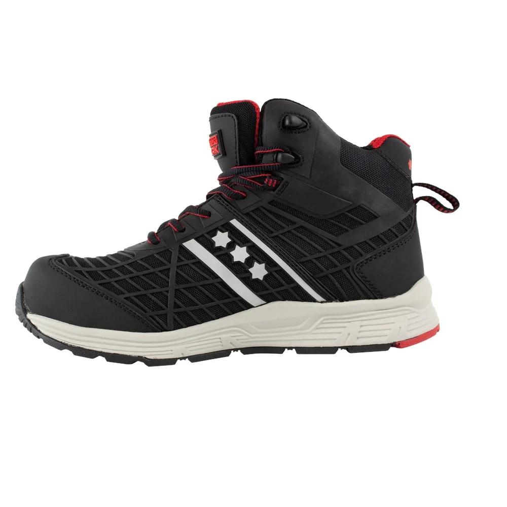 Rucanor Work Score 331 S3L chaussure de securite montante noire/rouge