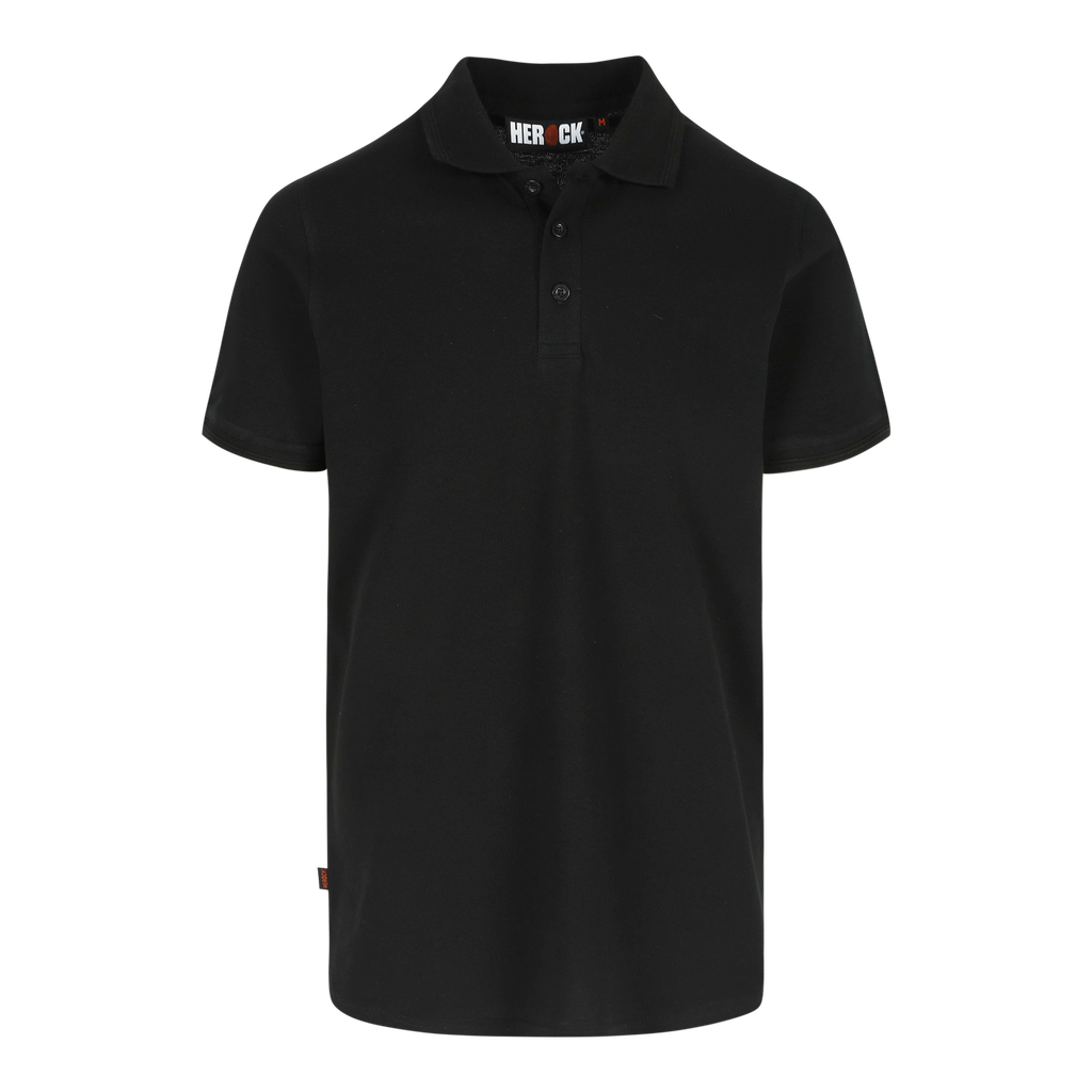 [3.73.33.741.02] Herock Levor Polo Korte Mouwen zwart (XS)