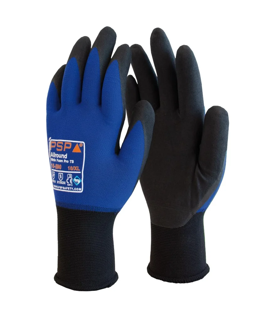 PSP - Allround Handschoen - Snijweerstand Niveau A, Touchscreen - 10-590 - Blauw/Zwart