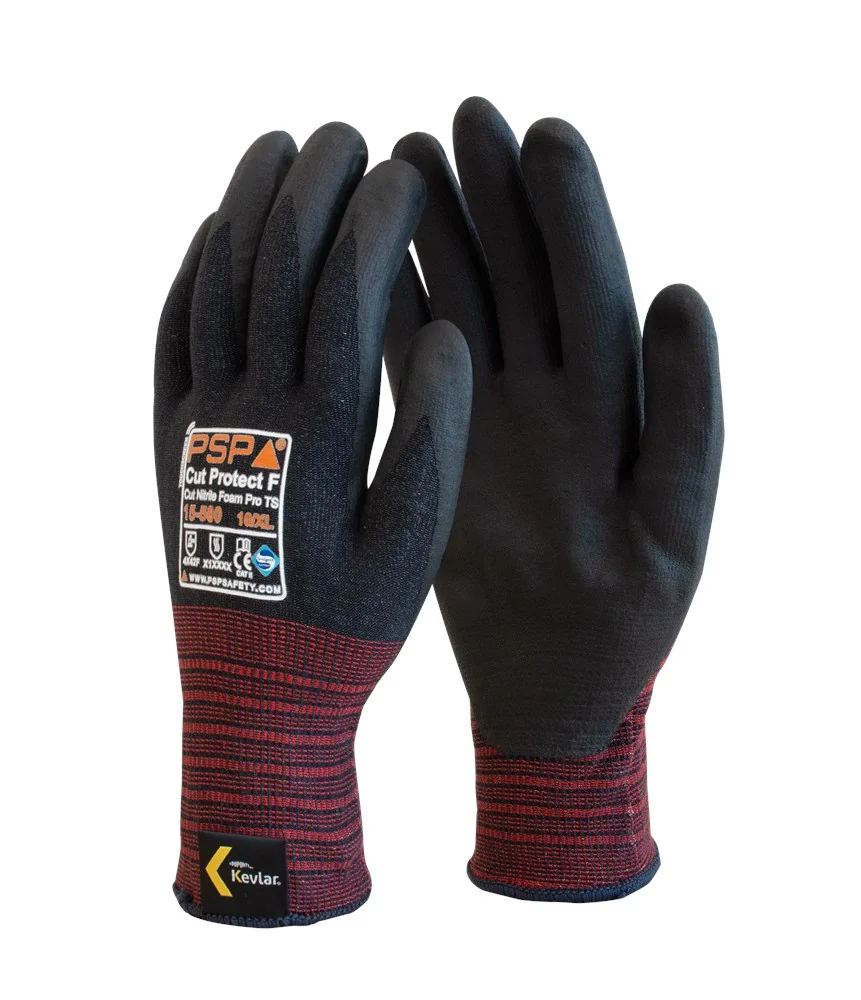 PSP - Snijbestendige Handschoenen - Snijweerstand Niveau F, Touchscreen - 15-500 - Zwart